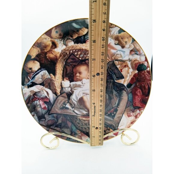 Steve Hanks "The New Arrival" Collector Plate 1994 Hadley House Limited Edition - Picture 2 of 14